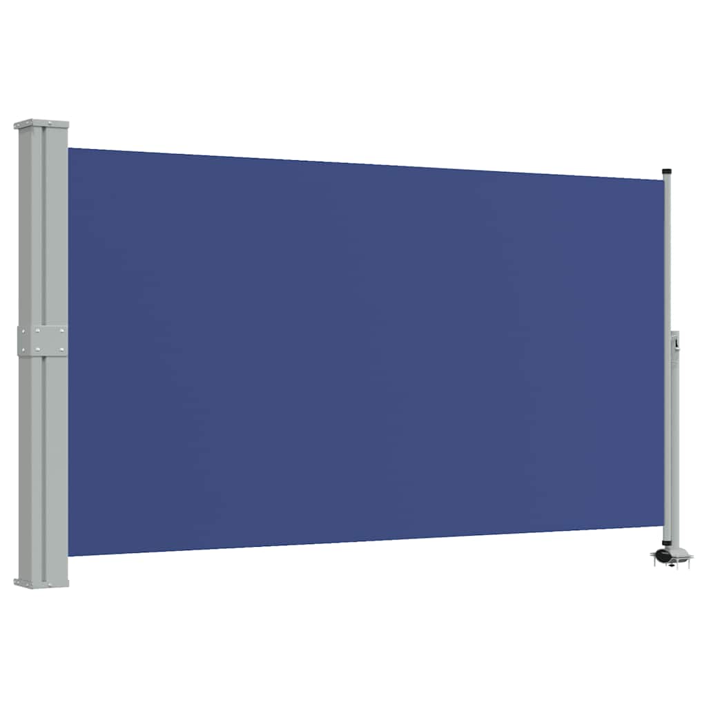 Vidaxx ausziehbarer Gartenschirm 140x300 cm blau