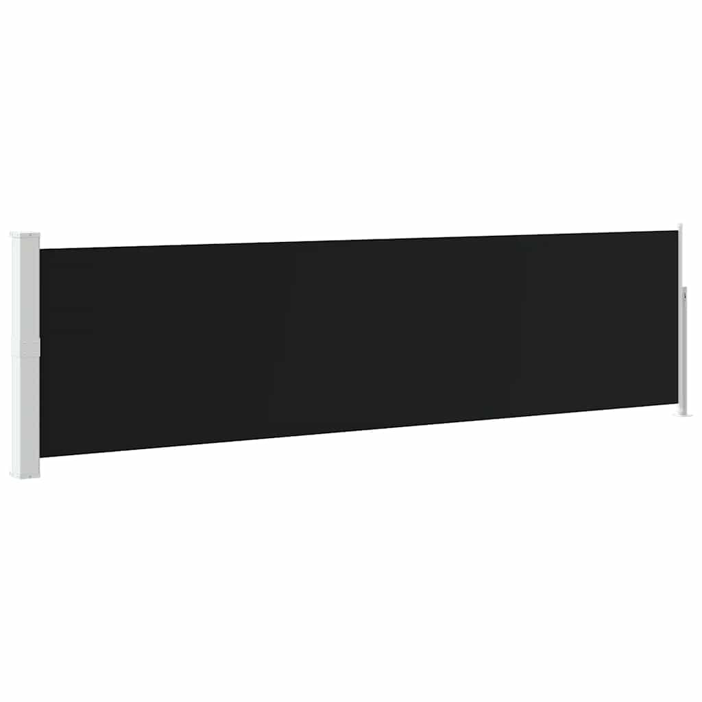 Vidaxl Gartenbildschirm ausziehbar 140 x 500 cm Schwarz