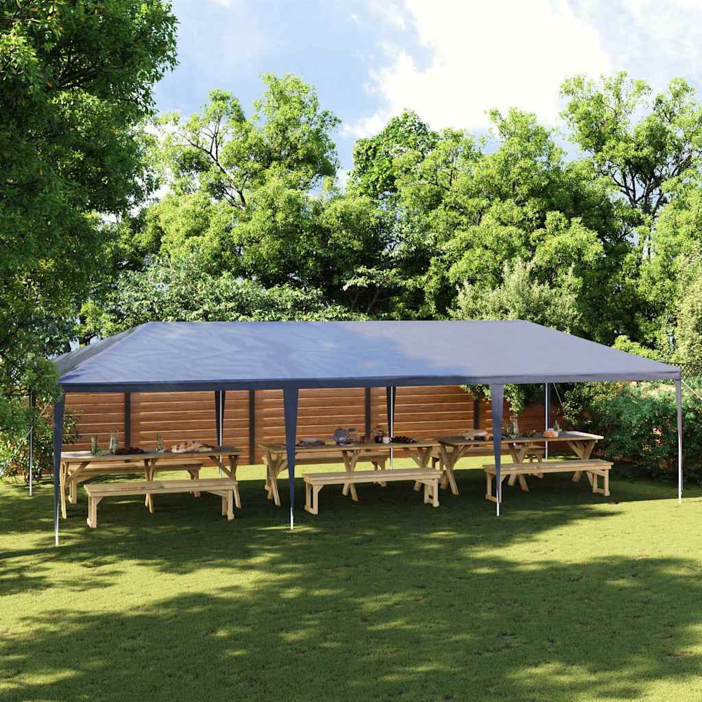 Vidaxl partytent 4x9 m blauw