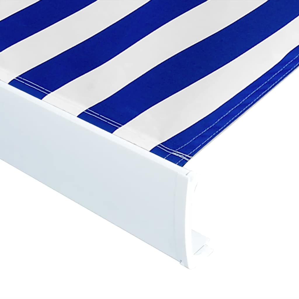 Vidaxx Markisentuch 500x300 cm Canvas blau und weiß