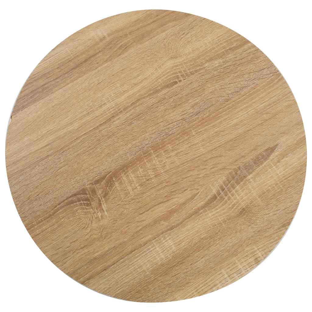 Vidaxl bistrotafel 80 cm mdf lichtbruin