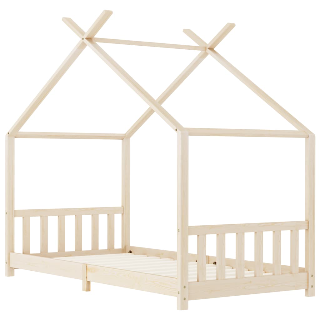 Vidaxl kinderbedframe massief grenenhout 90x200 cm