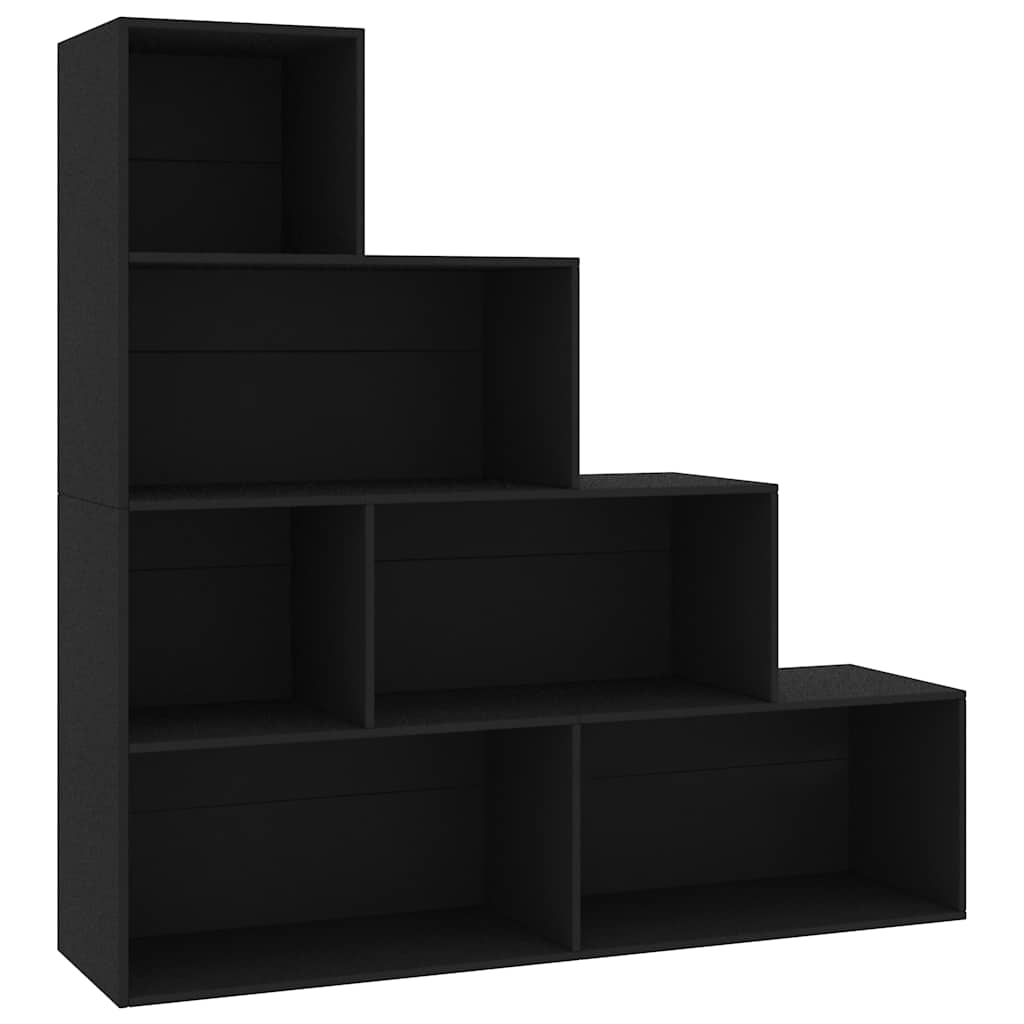 Vidaxl boekenkast kamerscherm 155x24x160 cm bewerkt hout zwart