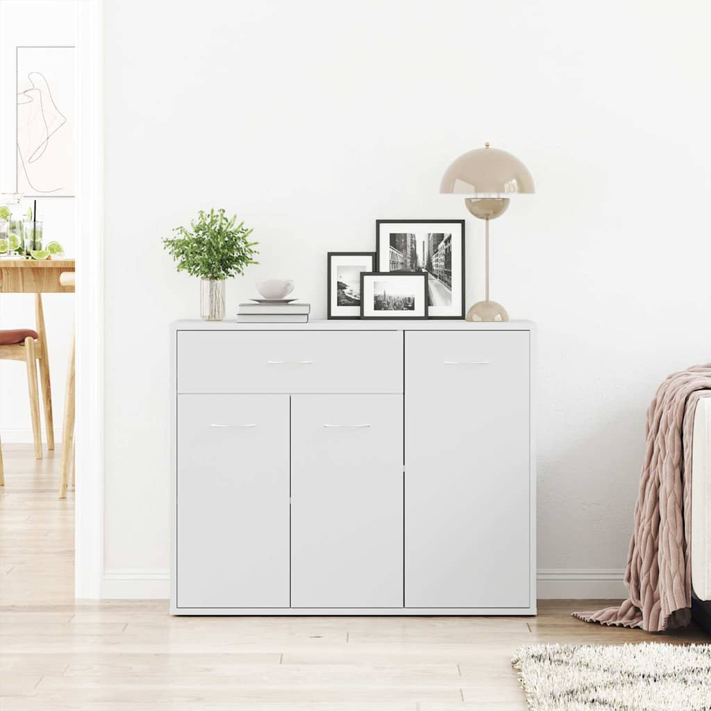 Vidaxl dressoir 88x30x70 cm bewerkt hout wit