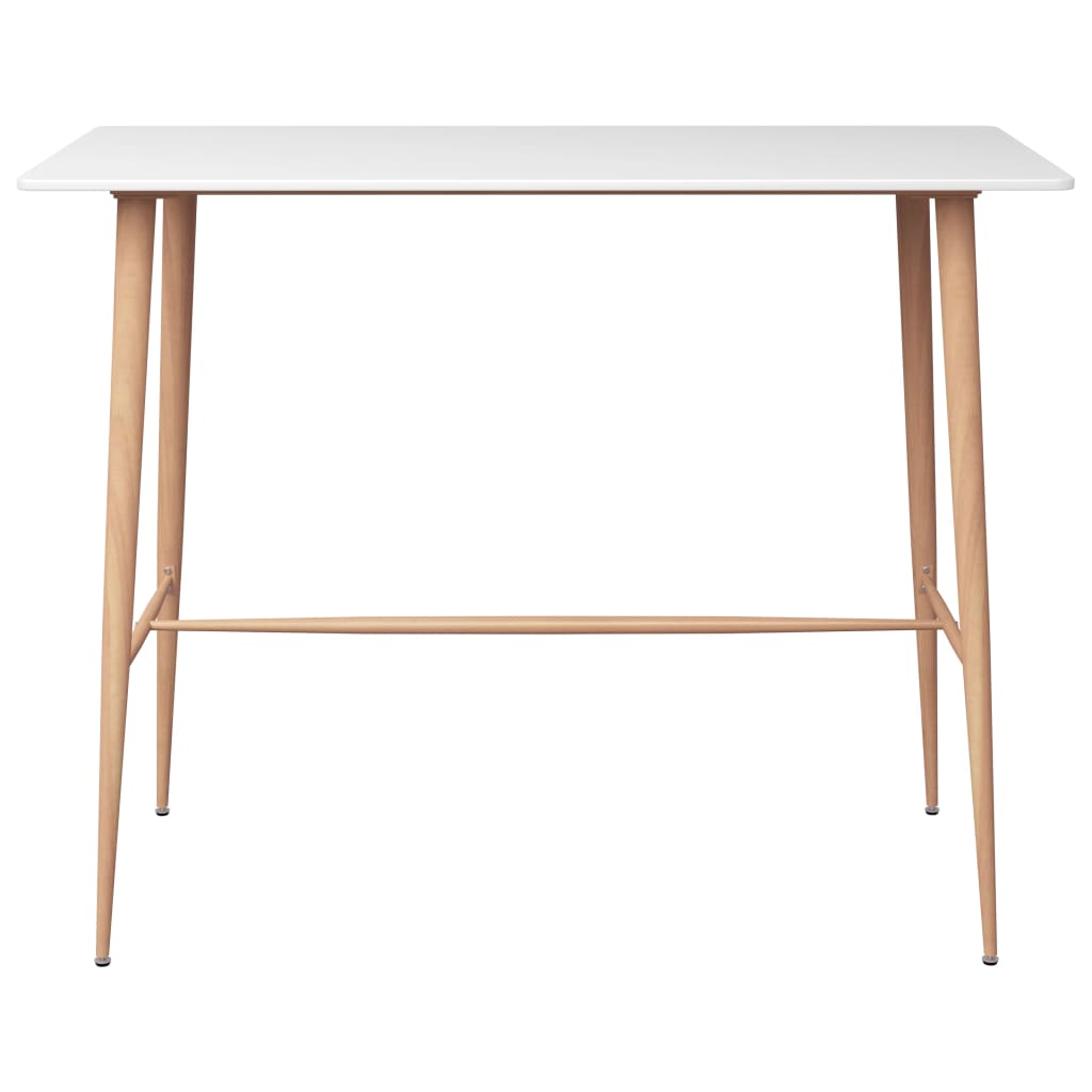 Vidaxl bartafel 120x60x105 cm wit