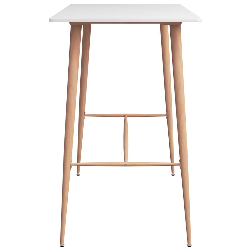 Vidaxl bartafel 120x60x105 cm wit