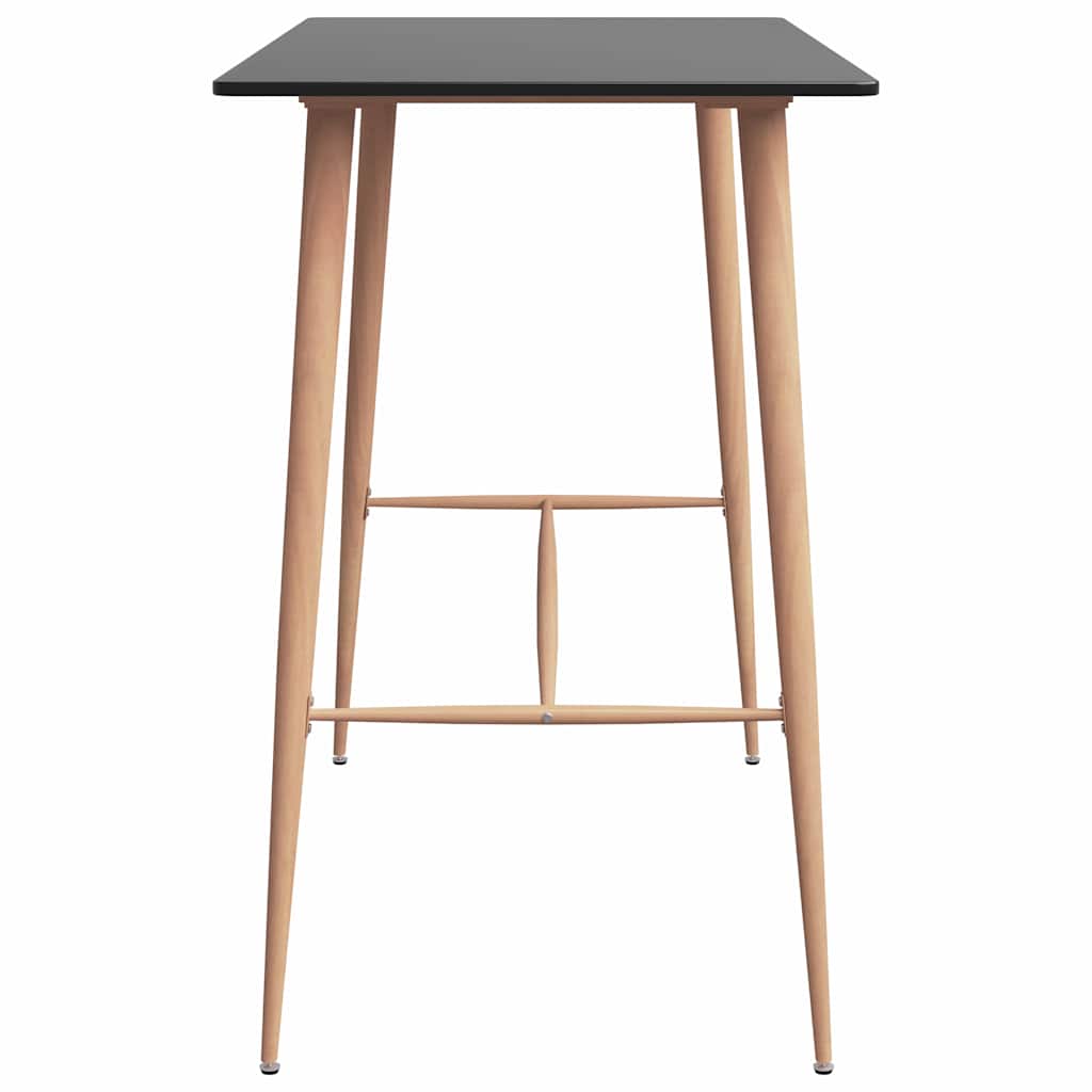 Vidaxl bartafel 120x60x105 cm zwart