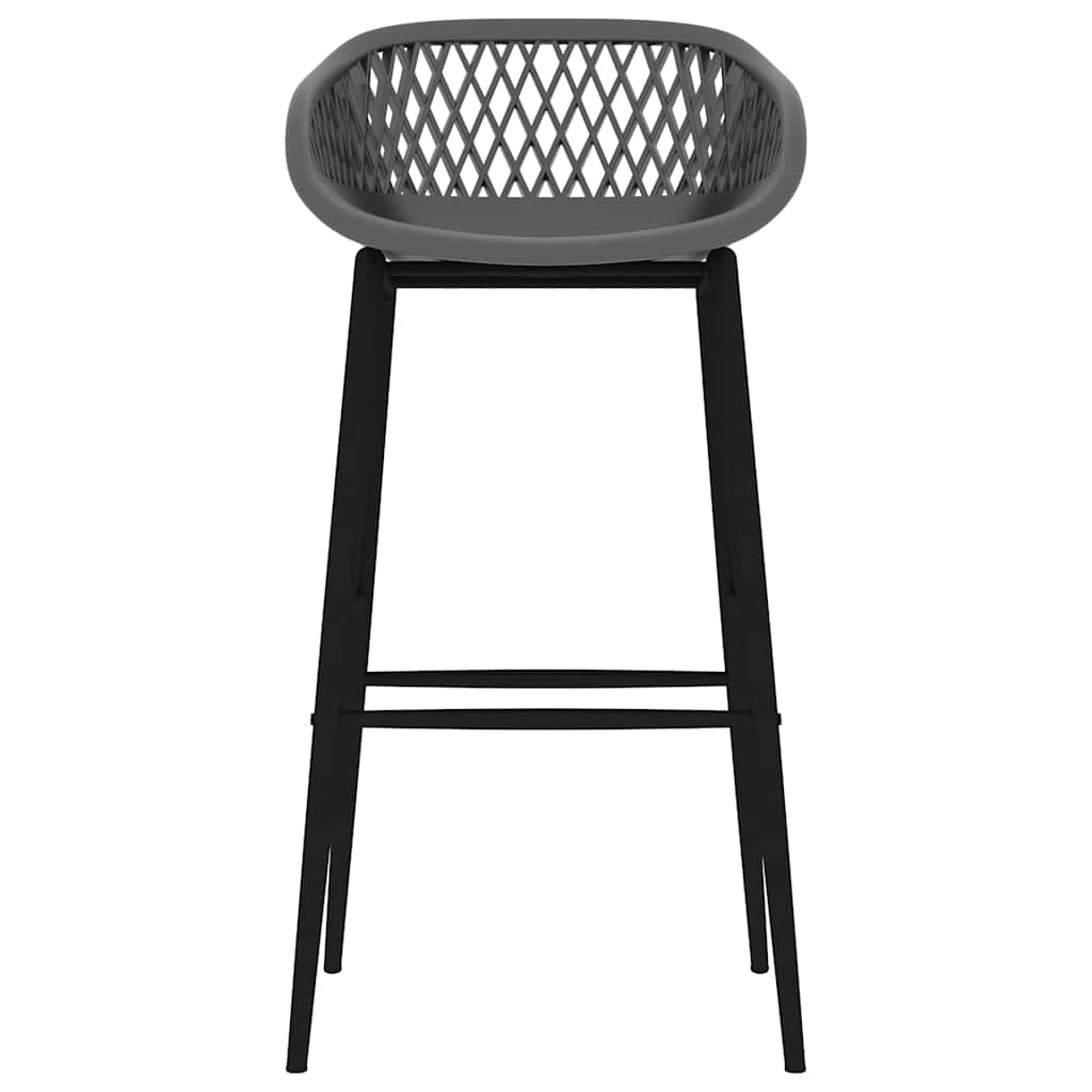 Vidaxl barstoelen 2 st grijs