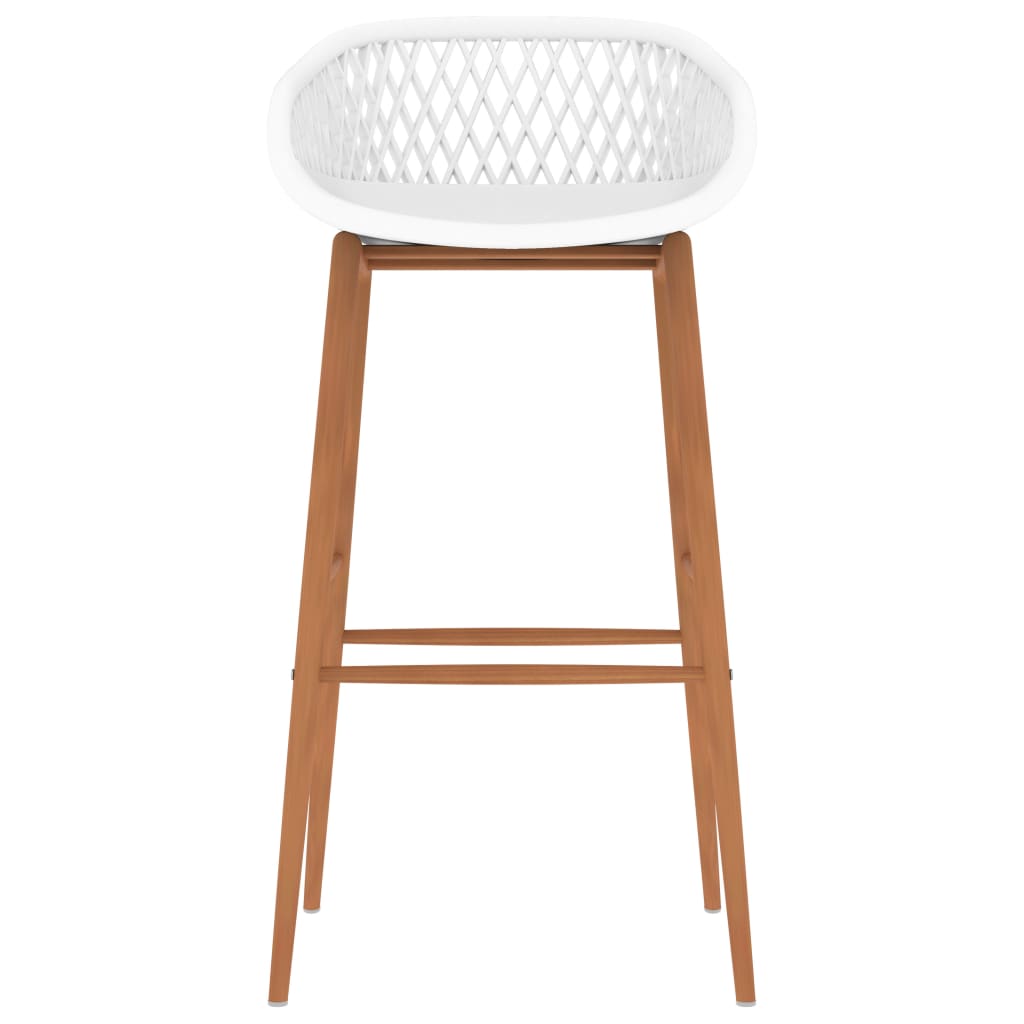 Vidaxl barstoelen 2 st wit