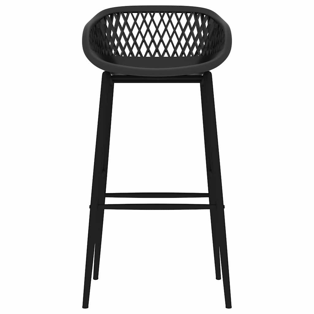 Vidaxl barstoelen 4 st zwart