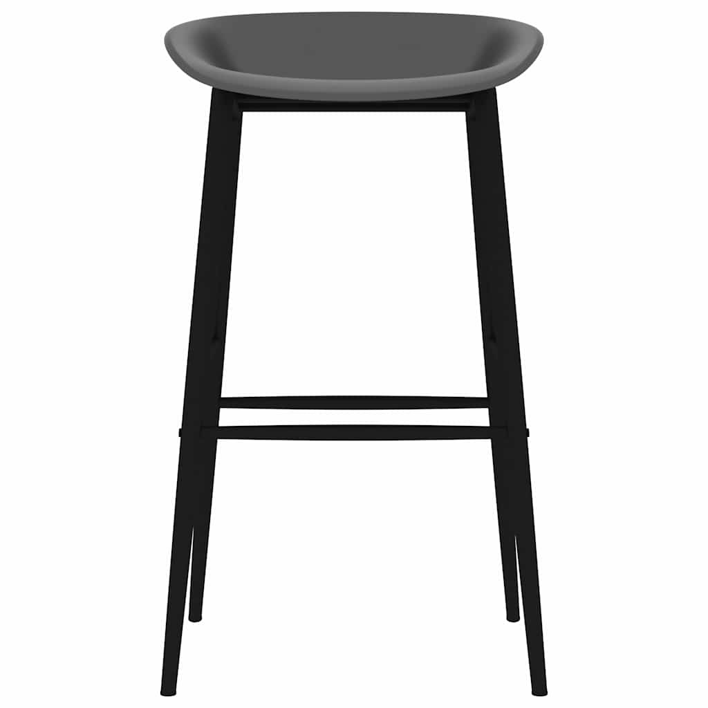Vidaxl barstoelen 4 st grijs