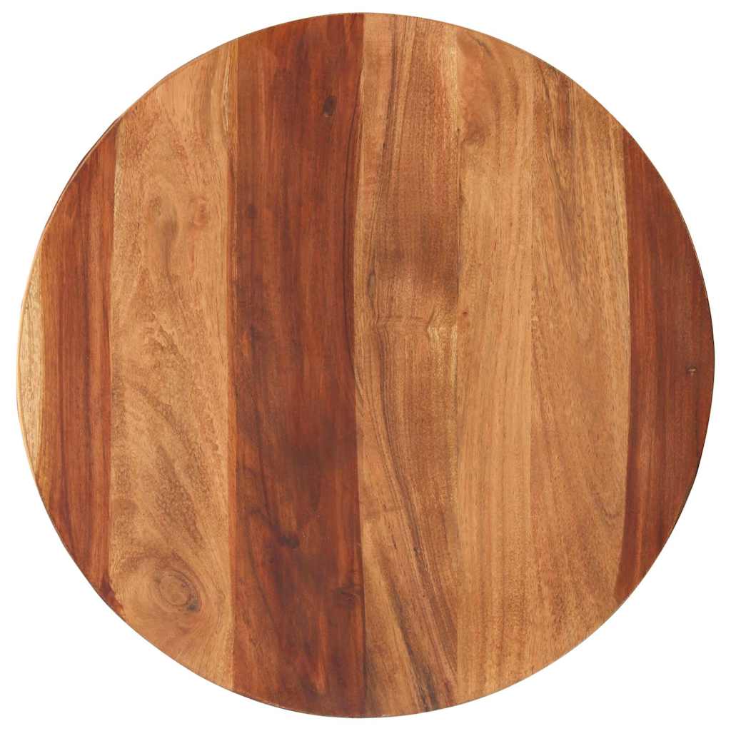 Vidaxl tafelblad rond 25-27 mm 50 cm massief acaciahout