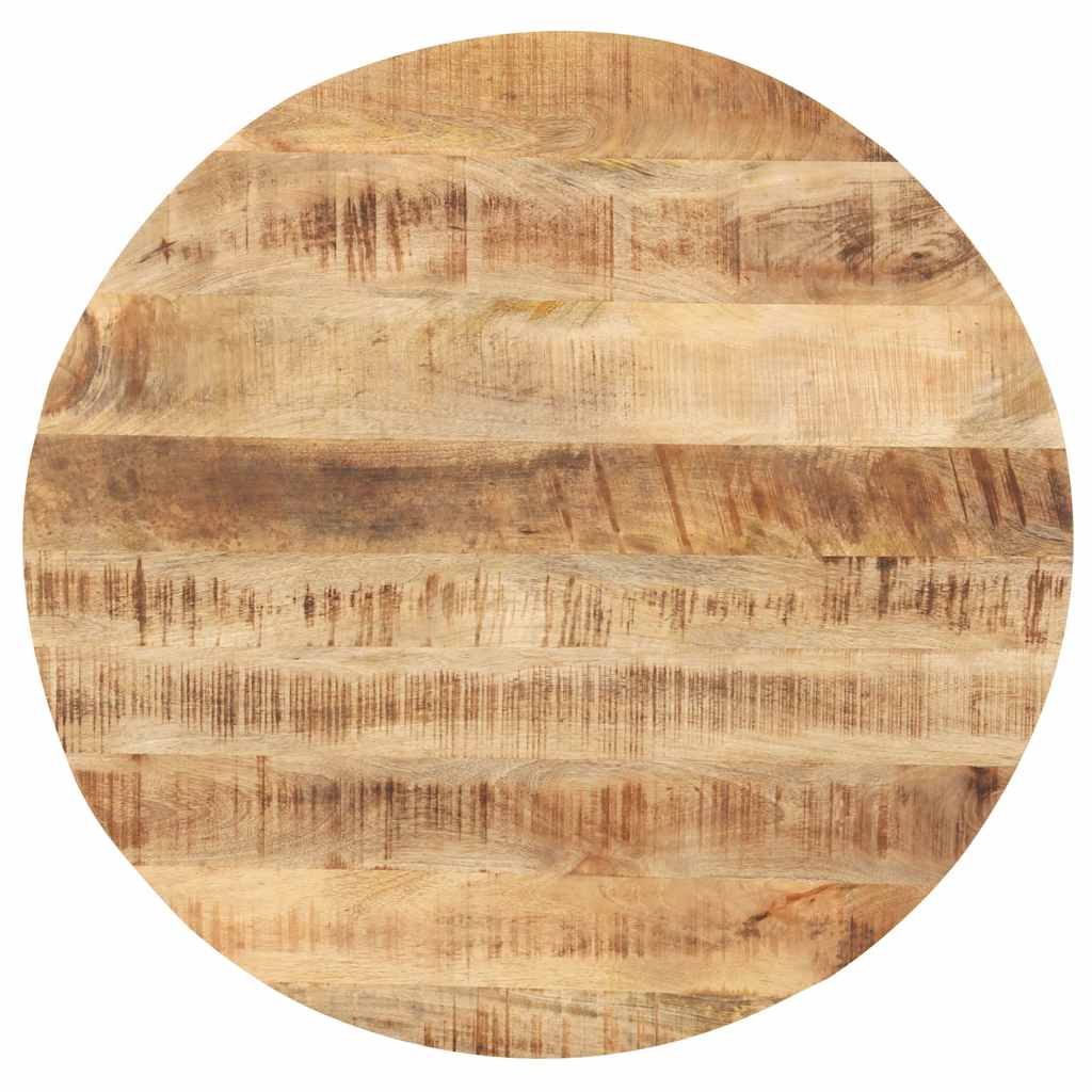 Vidaxl tafelblad rond 25-27 mm 60 cm massief mangohout