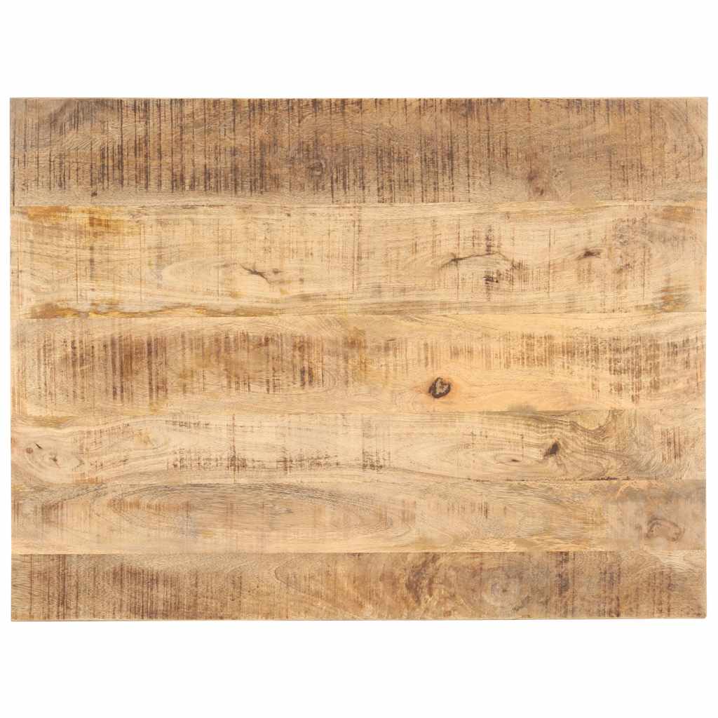 Vidaxl tafelblad 25-27 mm 80x70 cm massief mangohout