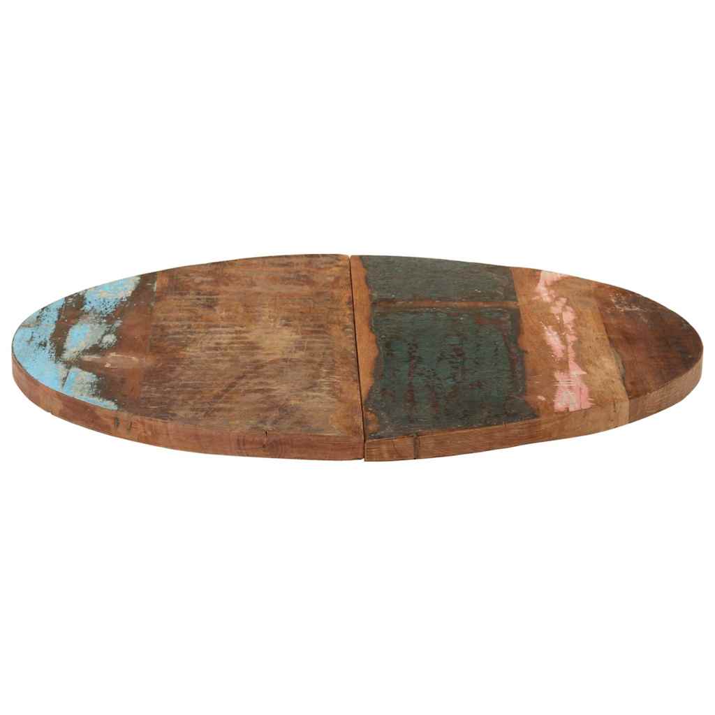 Vidaxl tafelblad rond 25-27 mm 70 cm massief gerecycled hout
