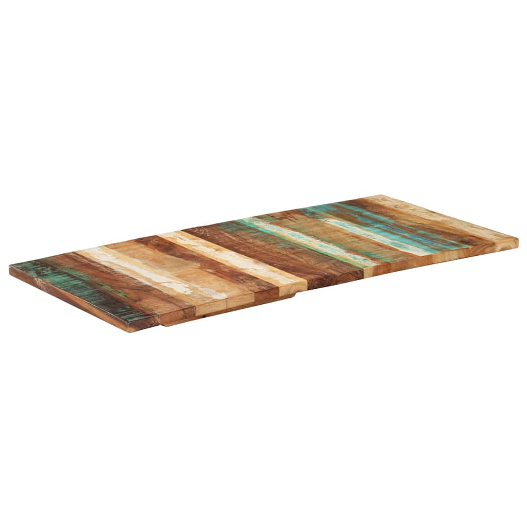 Vidaxl tafelblad rechthoekig 25-27mm 60x120 cm massief gerecycled hout