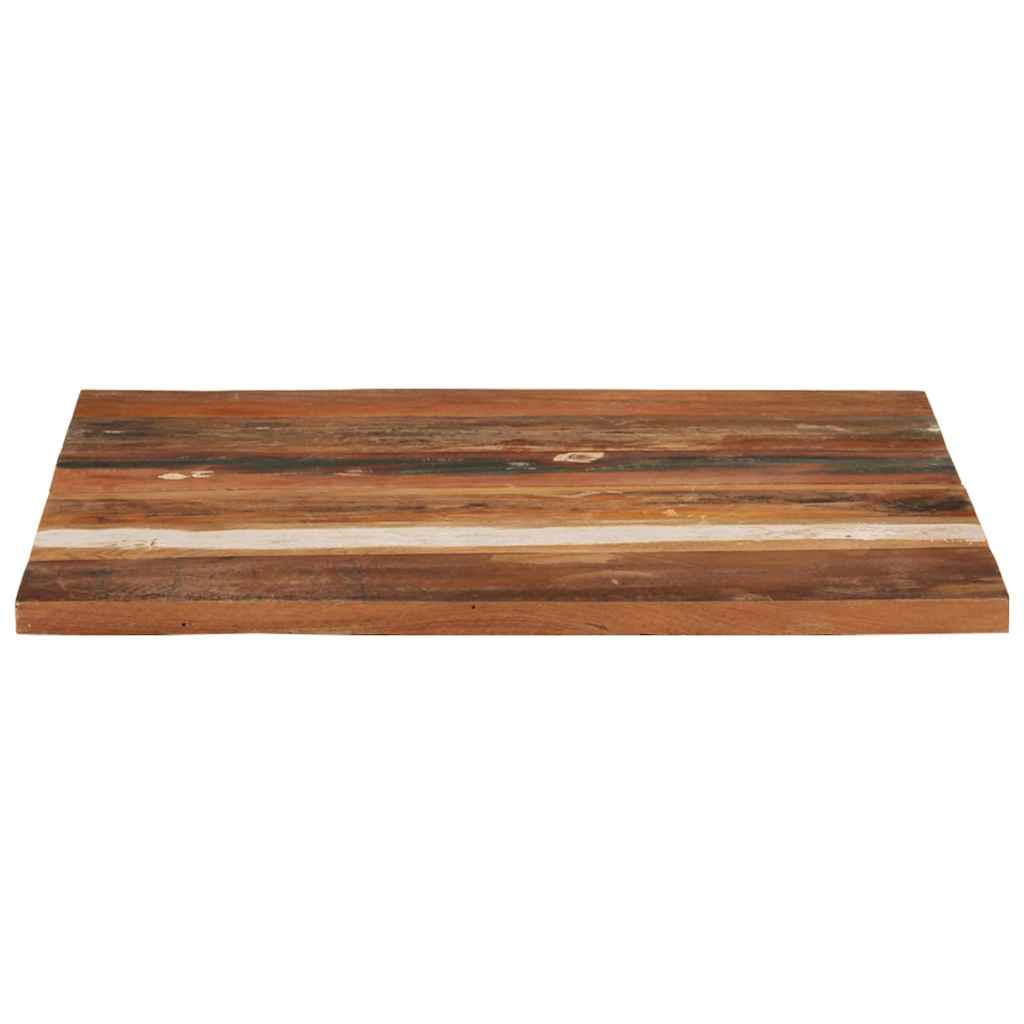 Vidaxl tafelblad vierkant 25-27 mm 70x70 cm massief gerecycled hout