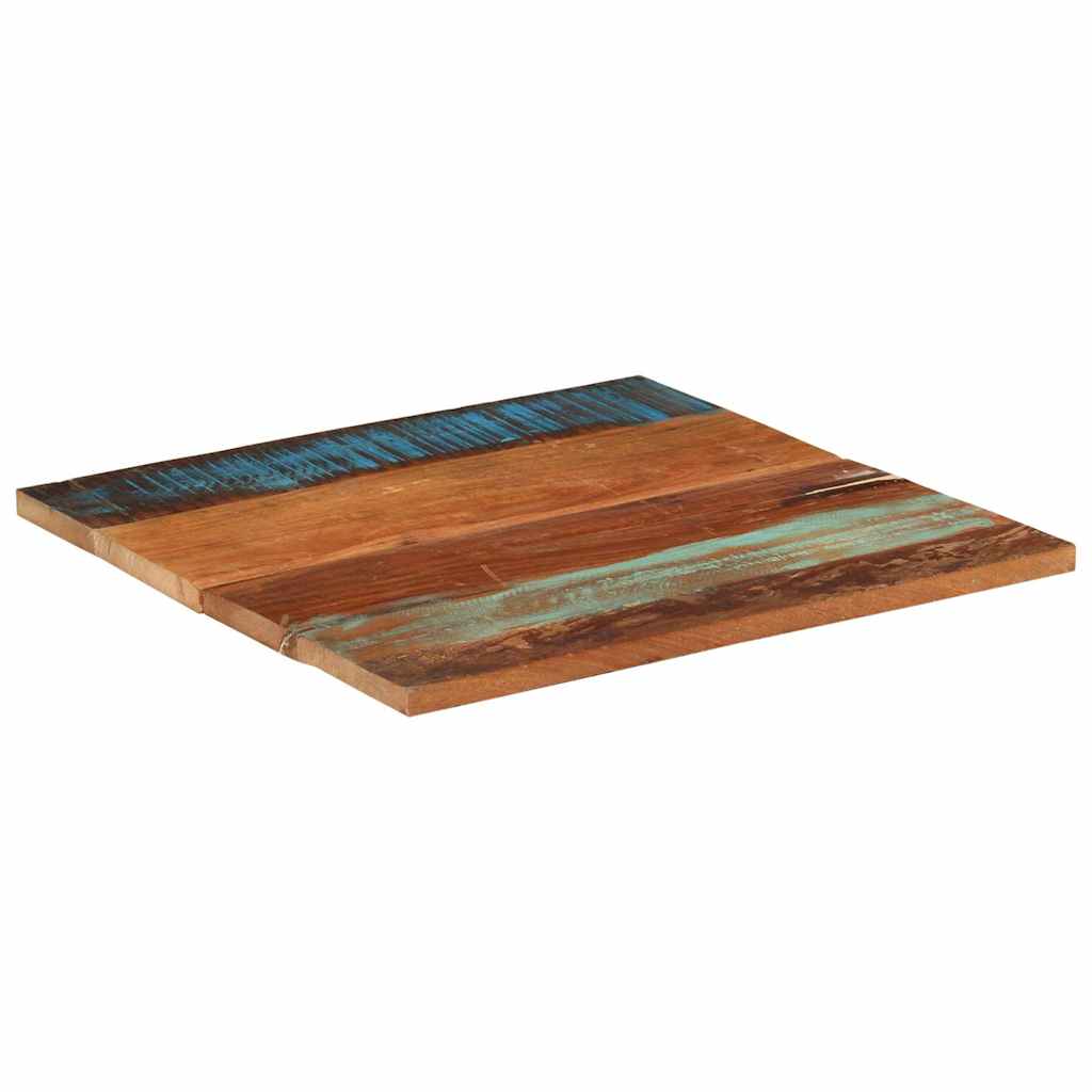 Vidaxl tafelblad vierkant 25-27 mm 70x70 cm massief gerecycled hout