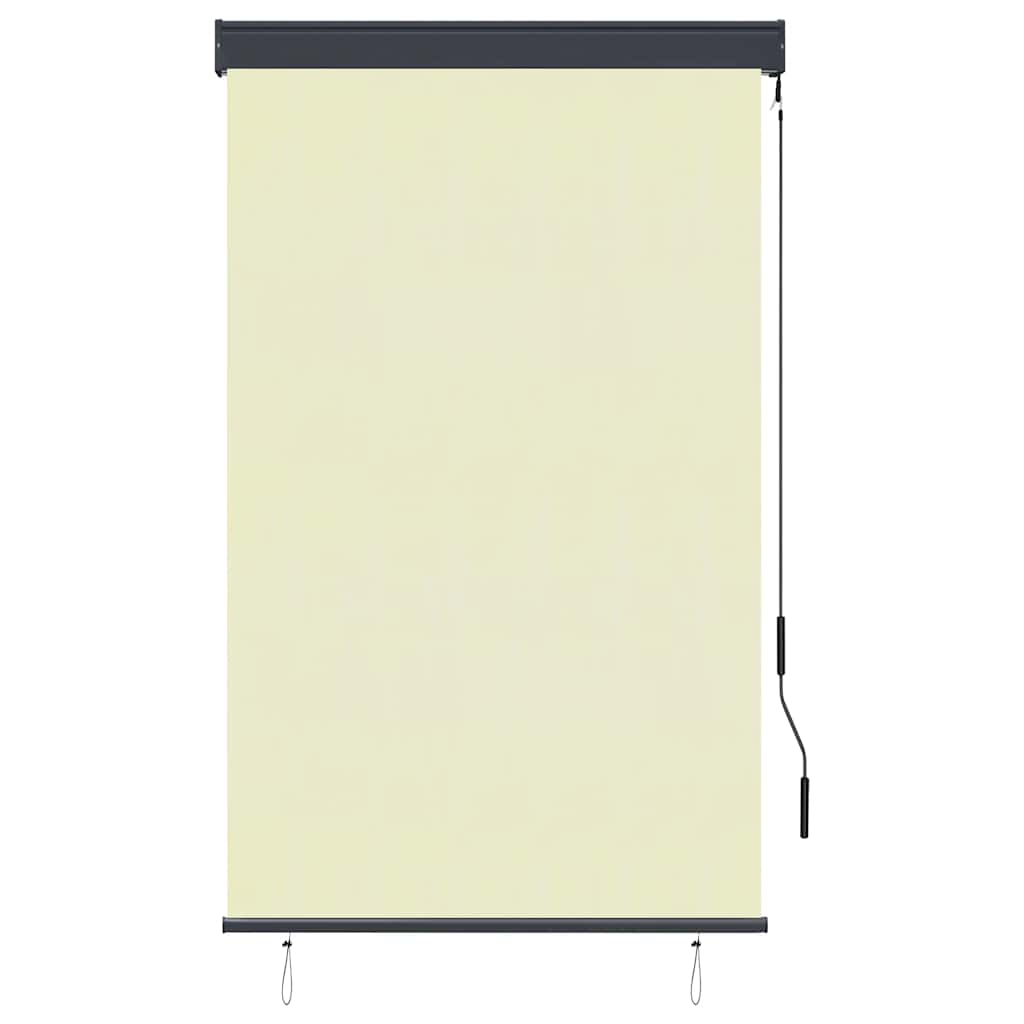 Vidaxl rolgordijn voor buiten 100x250 cm crème
