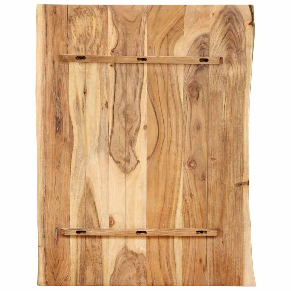 Vidaxl tafelblad 80x(50-60)x2,5 cm massief acaciahout