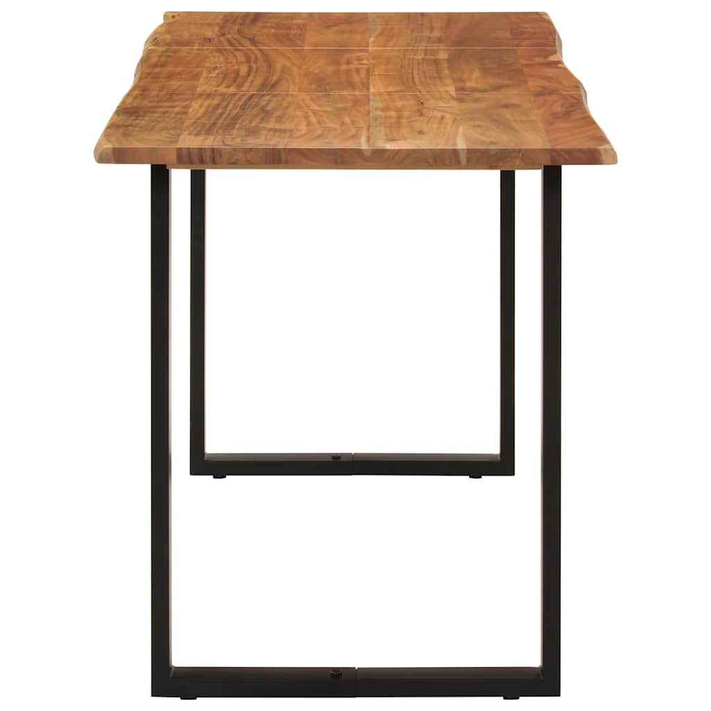 Vidaxl eettafel 140x70x76 cm massief acaciahout
