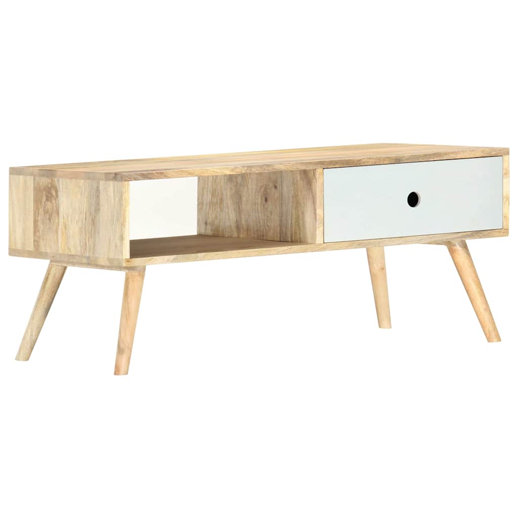 Vidaxl salontafel 90x50x40 cm massief mangohout