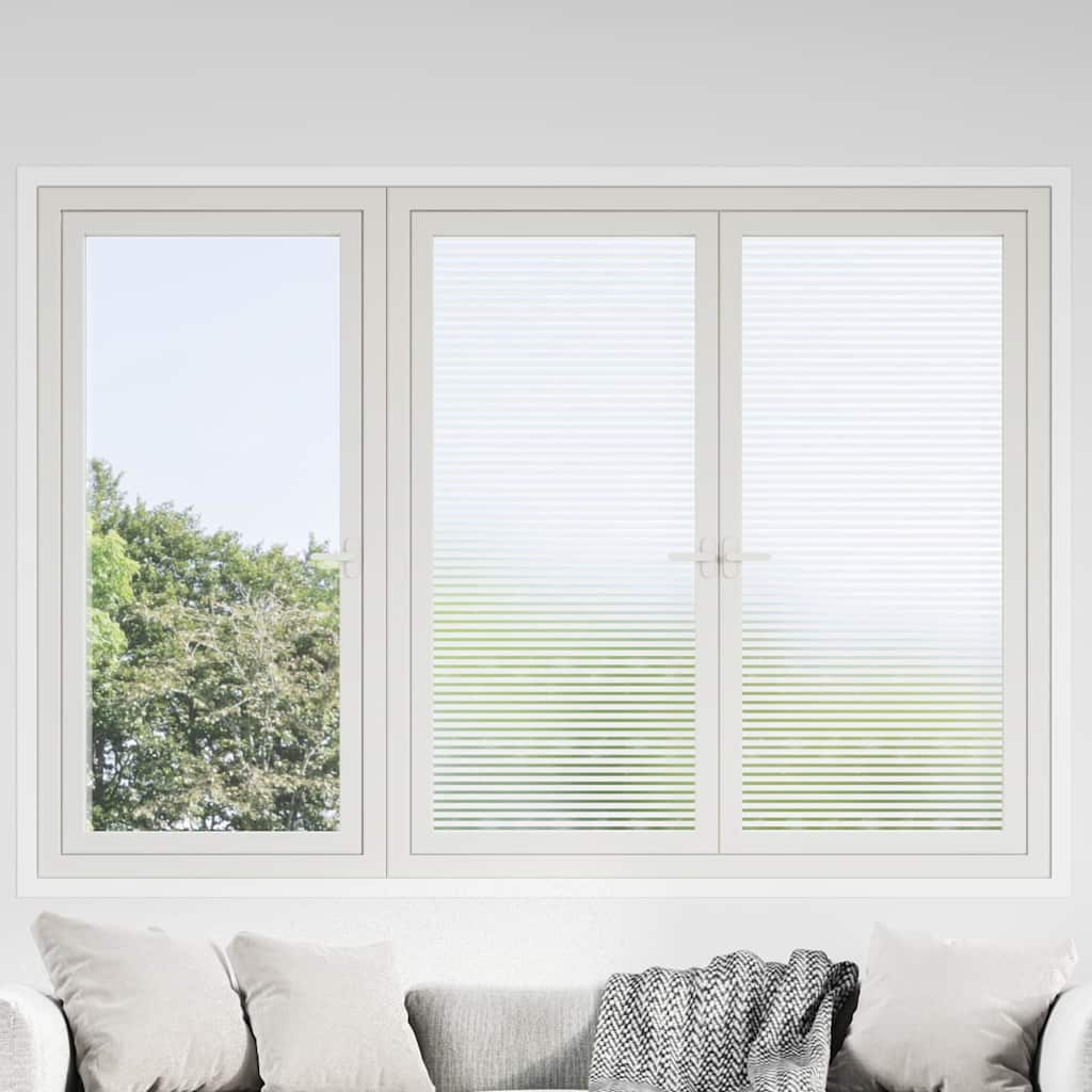 VIDAXL -Fensterfilmstreifenmuster Mat 0,9x50 m PVC