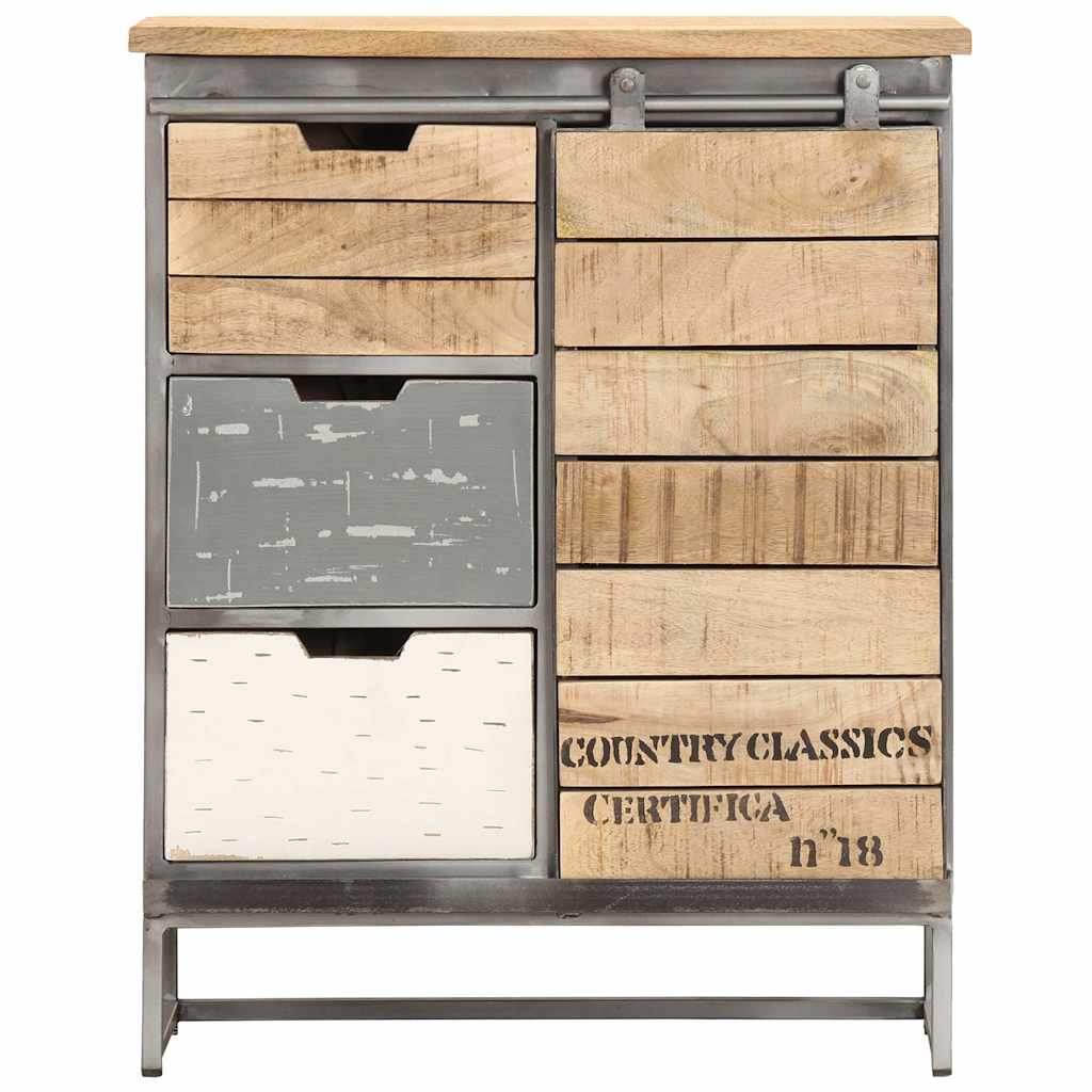 Vidaxl dressoir 60x30x70 cm massief mangohout