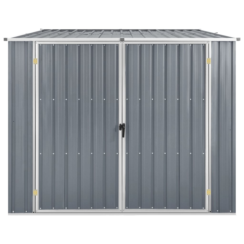 VidaXL Gartenhaus 195x198x159 cm verzinkter Stahl grau