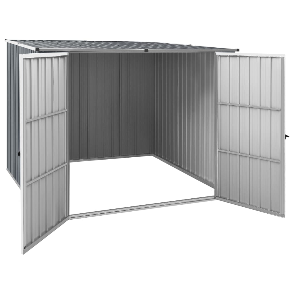 VidaXL Gartenhaus 195x198x159 cm verzinkter Stahl grau