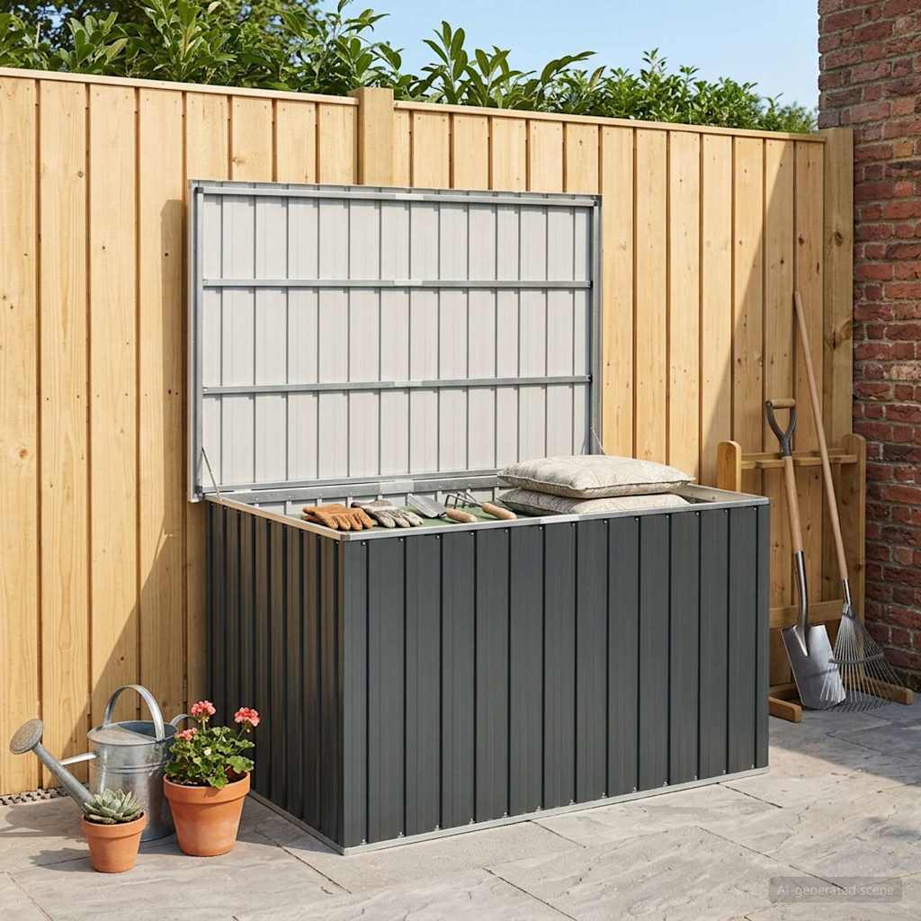 Vidaxl tuinbox 149x99x93 cm antraciet