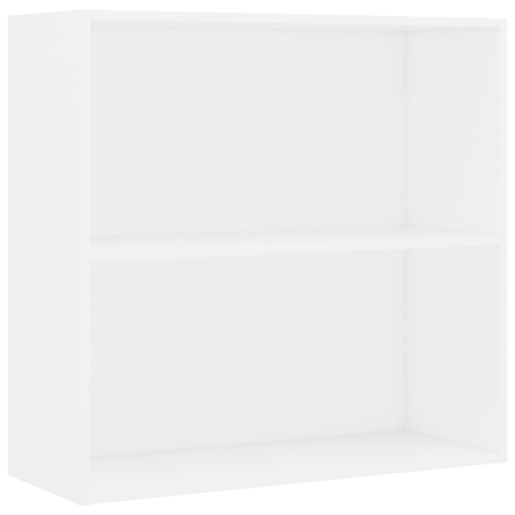 Vidaxl boekenkast 80x30x76,5 cm bewerkt hout wit