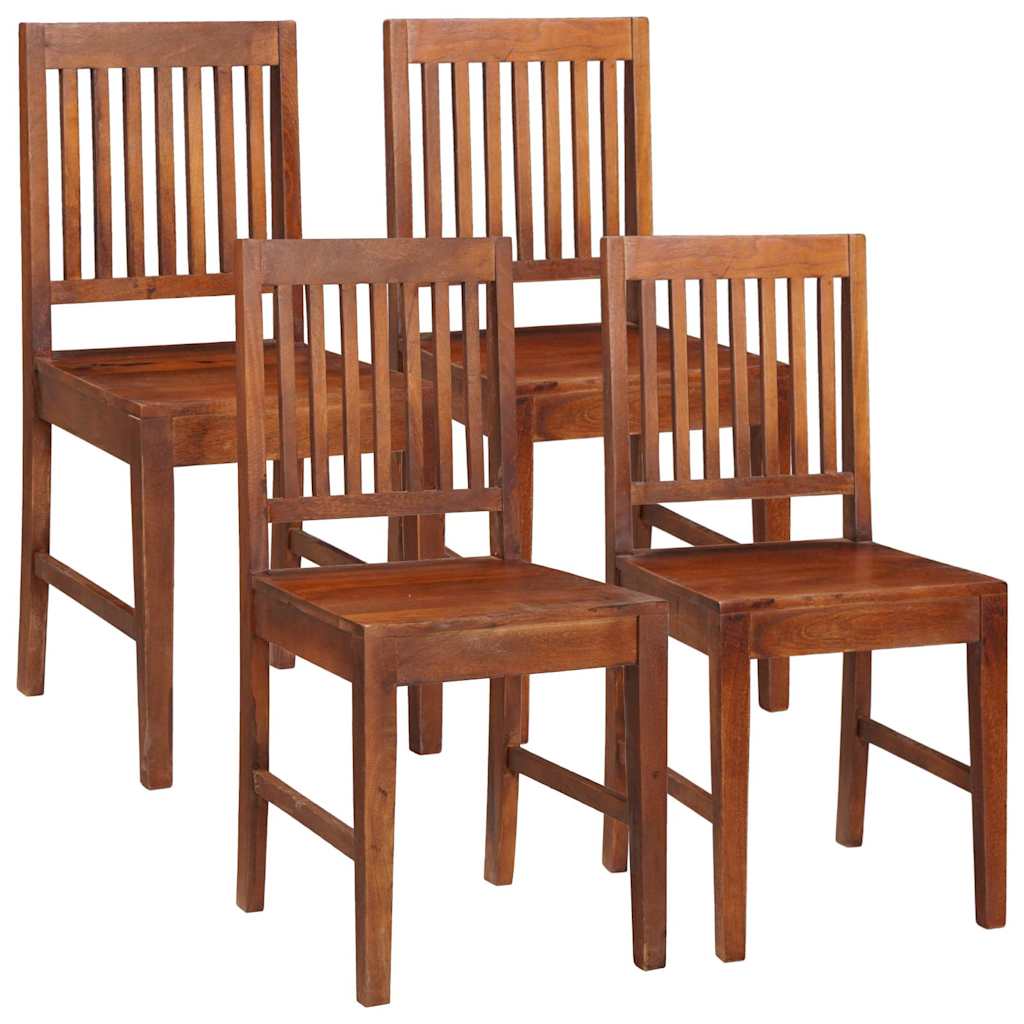 Vidaxl eetkamerstoelen 4 st massief mangohout