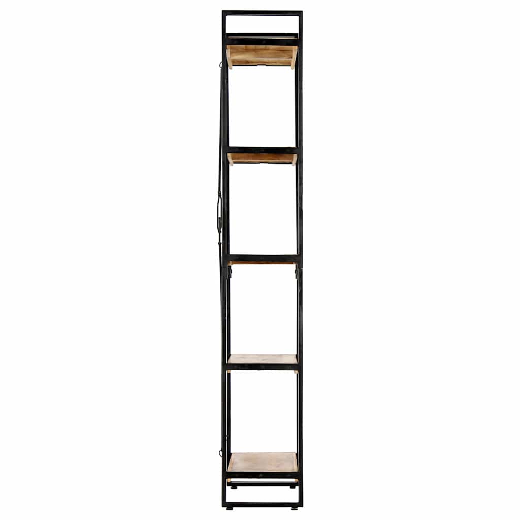 Vidaxl boekenkast met 5 schappen 60x30x180 cm massief mangohout