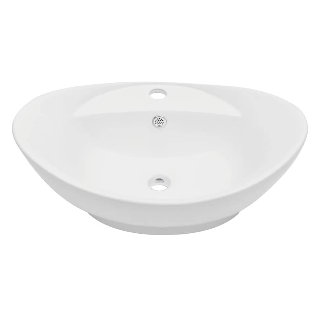 Vidaxl 2-delige badkamermeubelset keramiek eikenkleurig