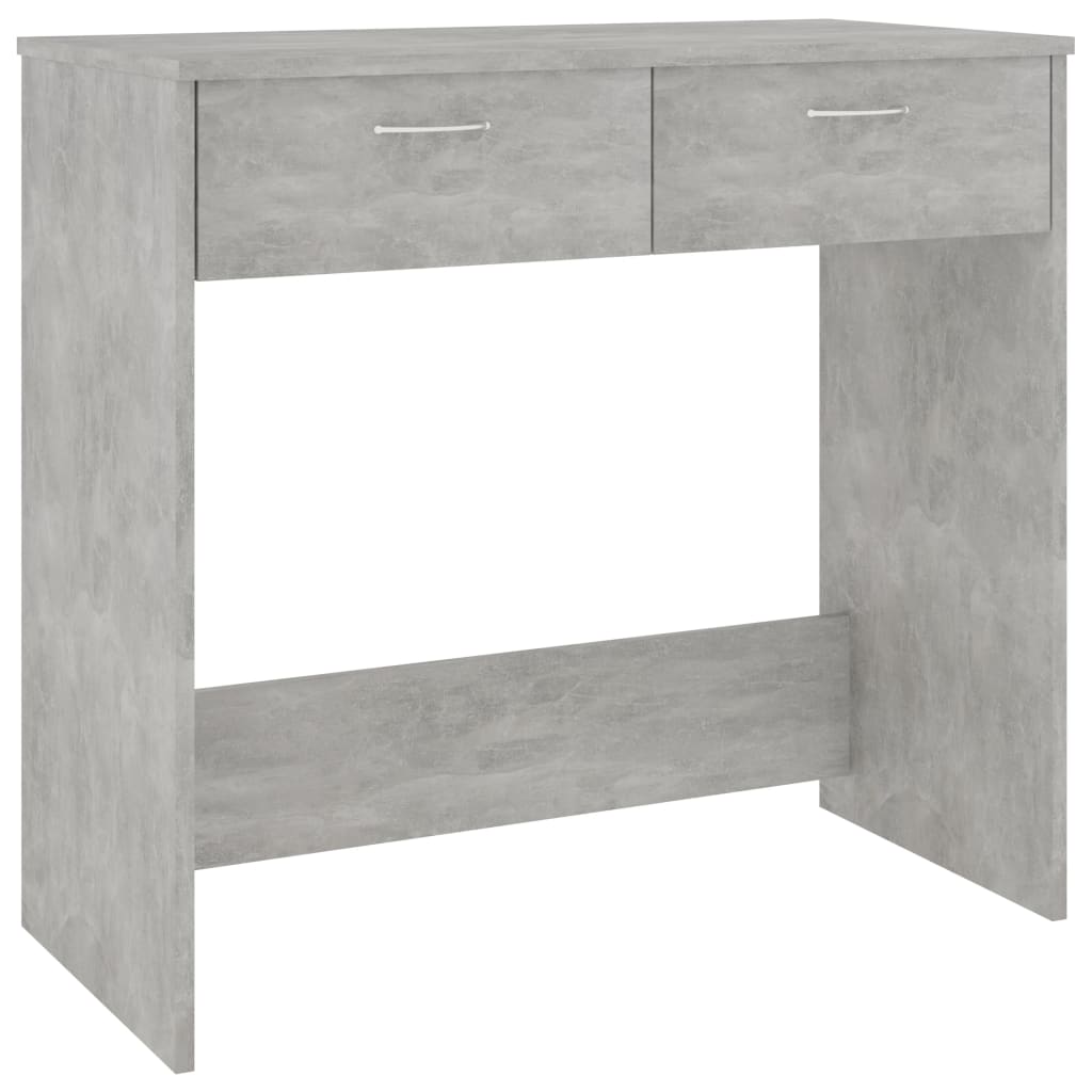 Vidaxl bureau 80x40x75 cm bewerkt hout betongrijs