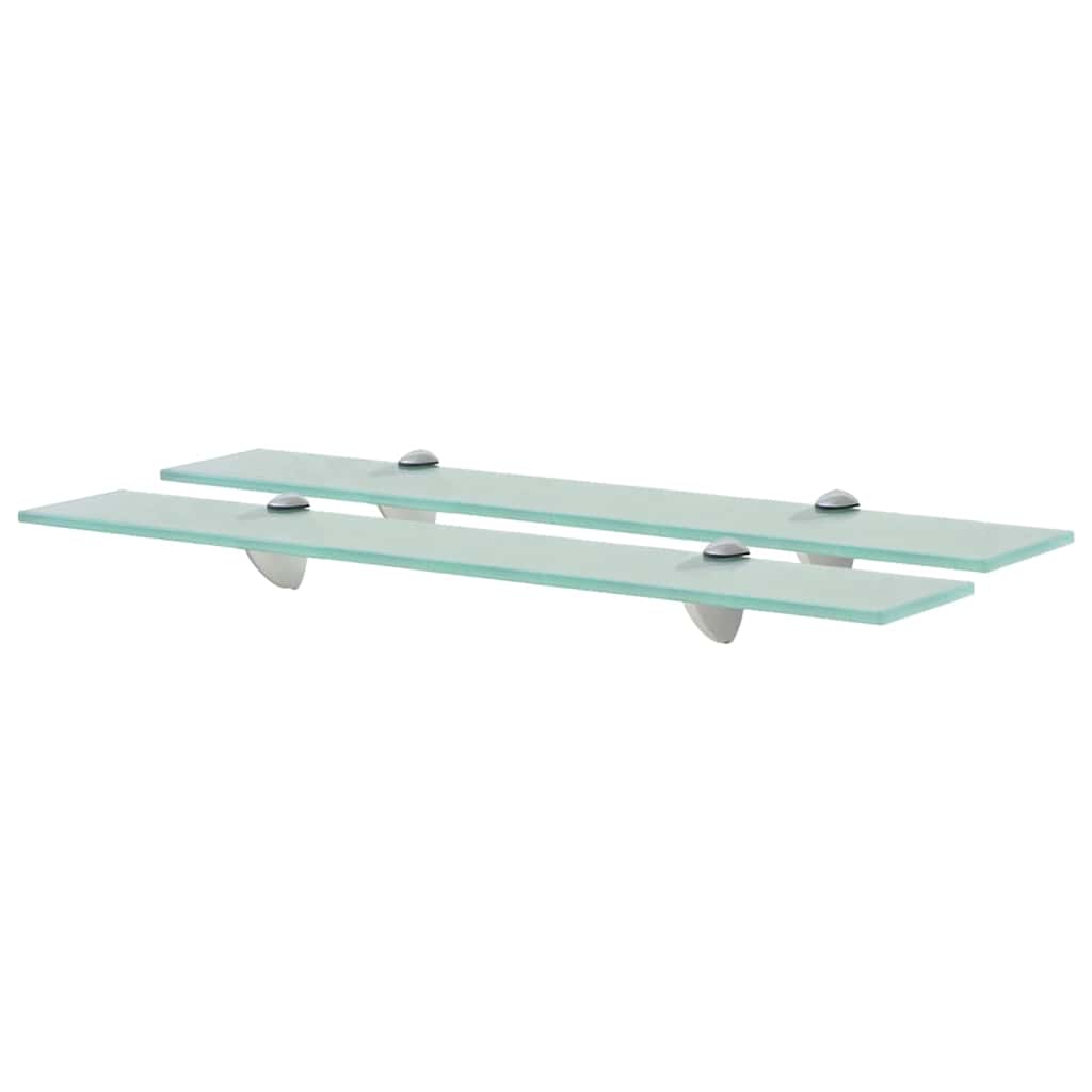 Vidaxl schappen zwevend 2 st 60x20 cm 8 mm glas