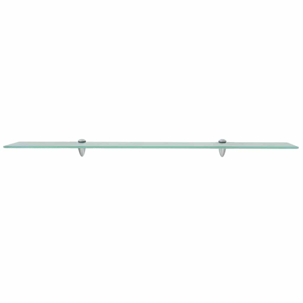 Vidaxl schappen zwevend 2 st 100x20 cm 8 mm glas