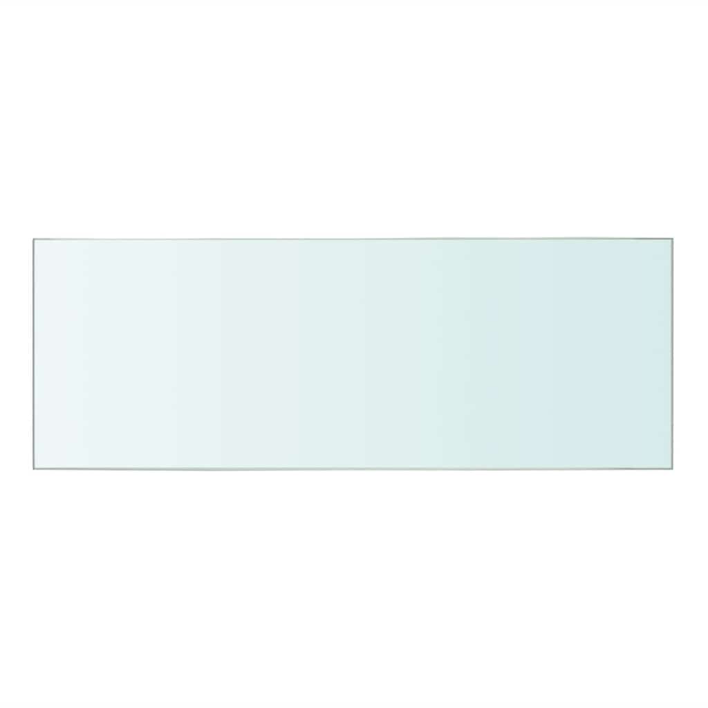 Vidaxl schappen 2 st 40x12 cm glas transparant