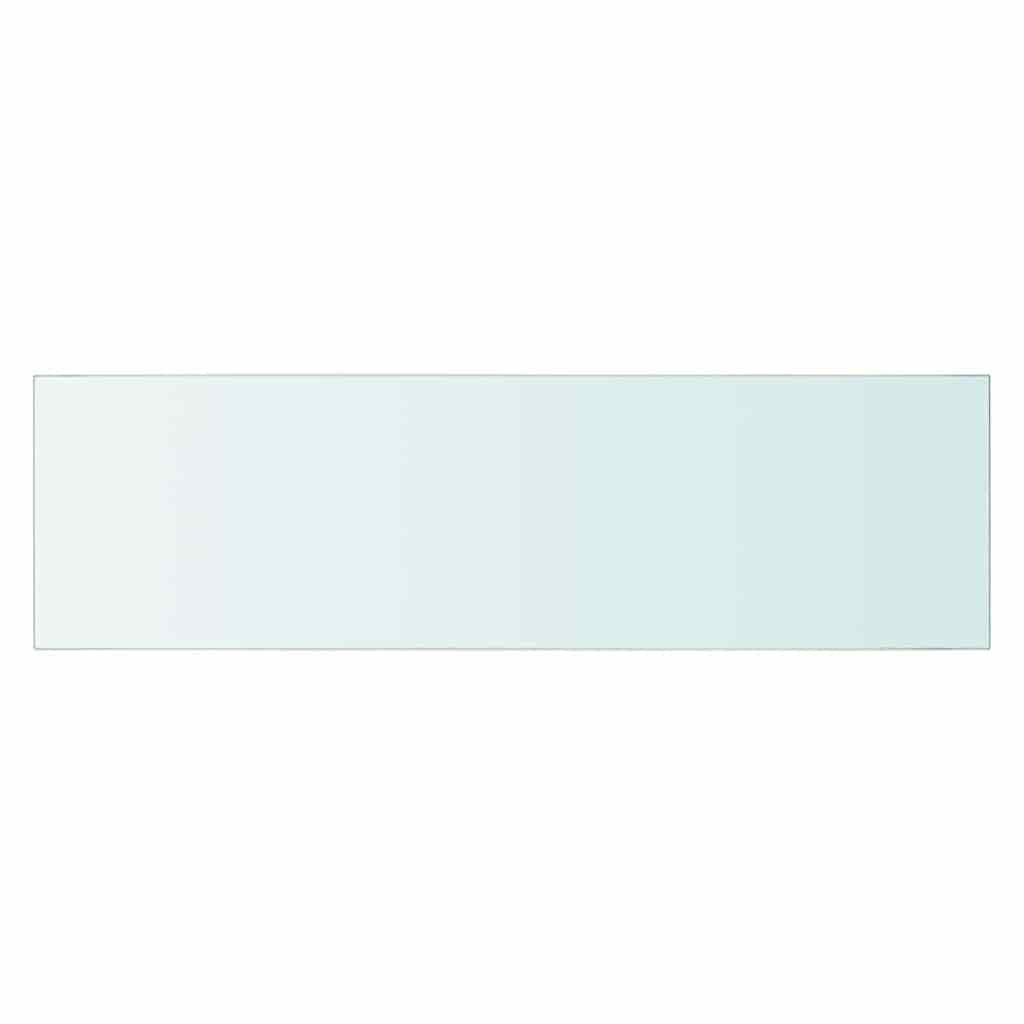 Vidaxl schappen 2 st 70x20 cm glas transparant