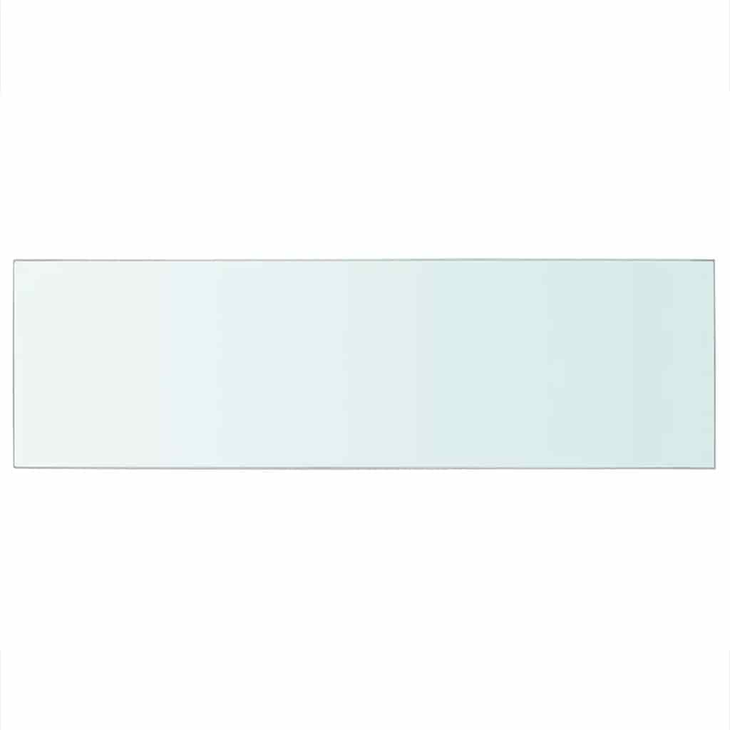 Vidaxl schappen 2 st 80x25 cm glas transparant