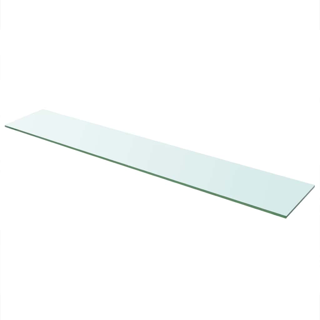 Vidaxl schappen 2 st 110x20 cm glas transparant