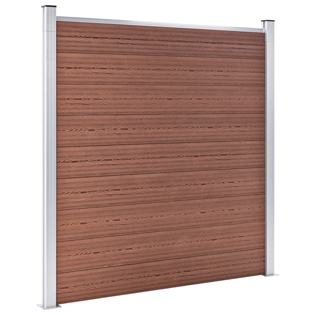 VidaXL Zaun 872x186 cm HKC braun
