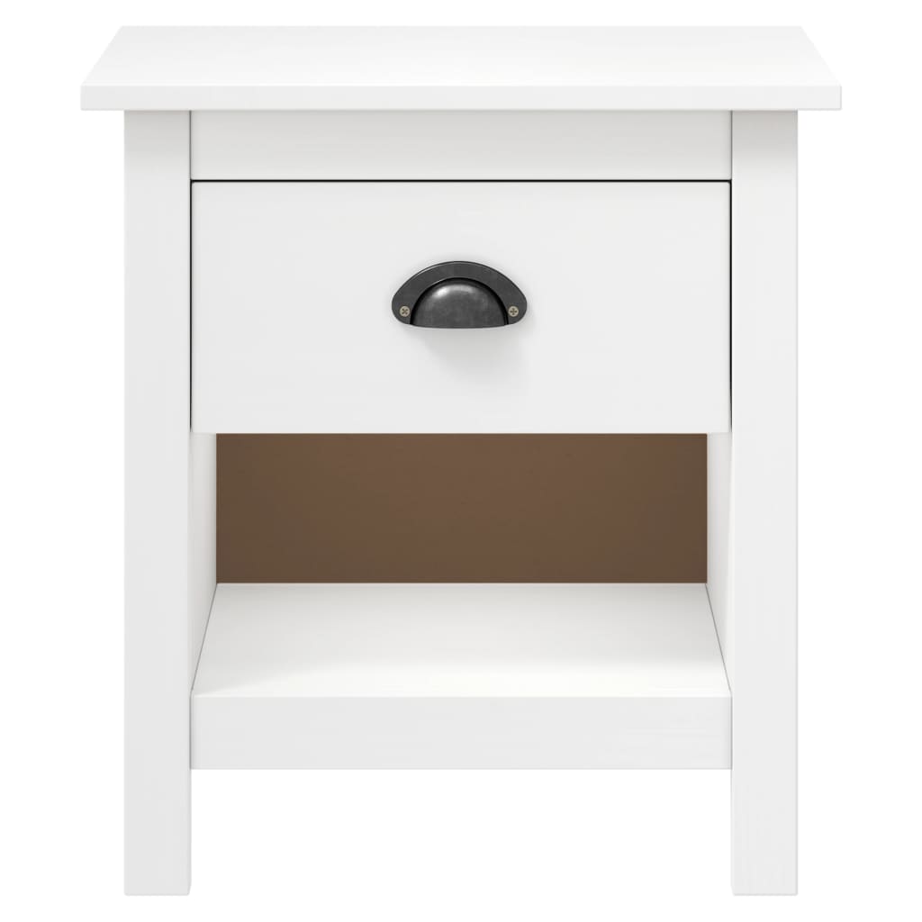 Vidaxl nachtkastjes 2 st hill range 46x35x49,5 cm massief grenenhout