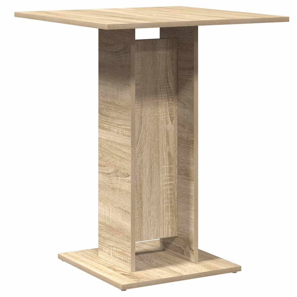 Vidaxl bistrotafel 60x60x75 cm bewerkt hout sonoma eikenkleurig