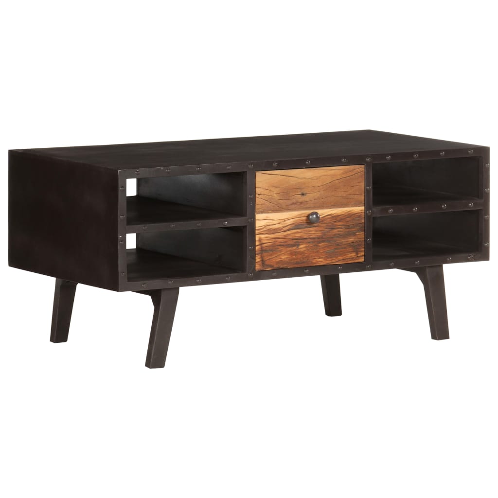 Vidaxl salontafel 100x50x45 cm massief gerecycled hout