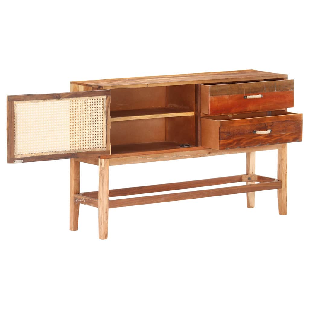 Vidaxl dressoir 118x30x76 cm massief gerecycled hout