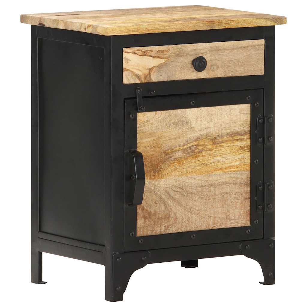 Vidaxl nachtkastje 40x30x50 cm massief mangohout