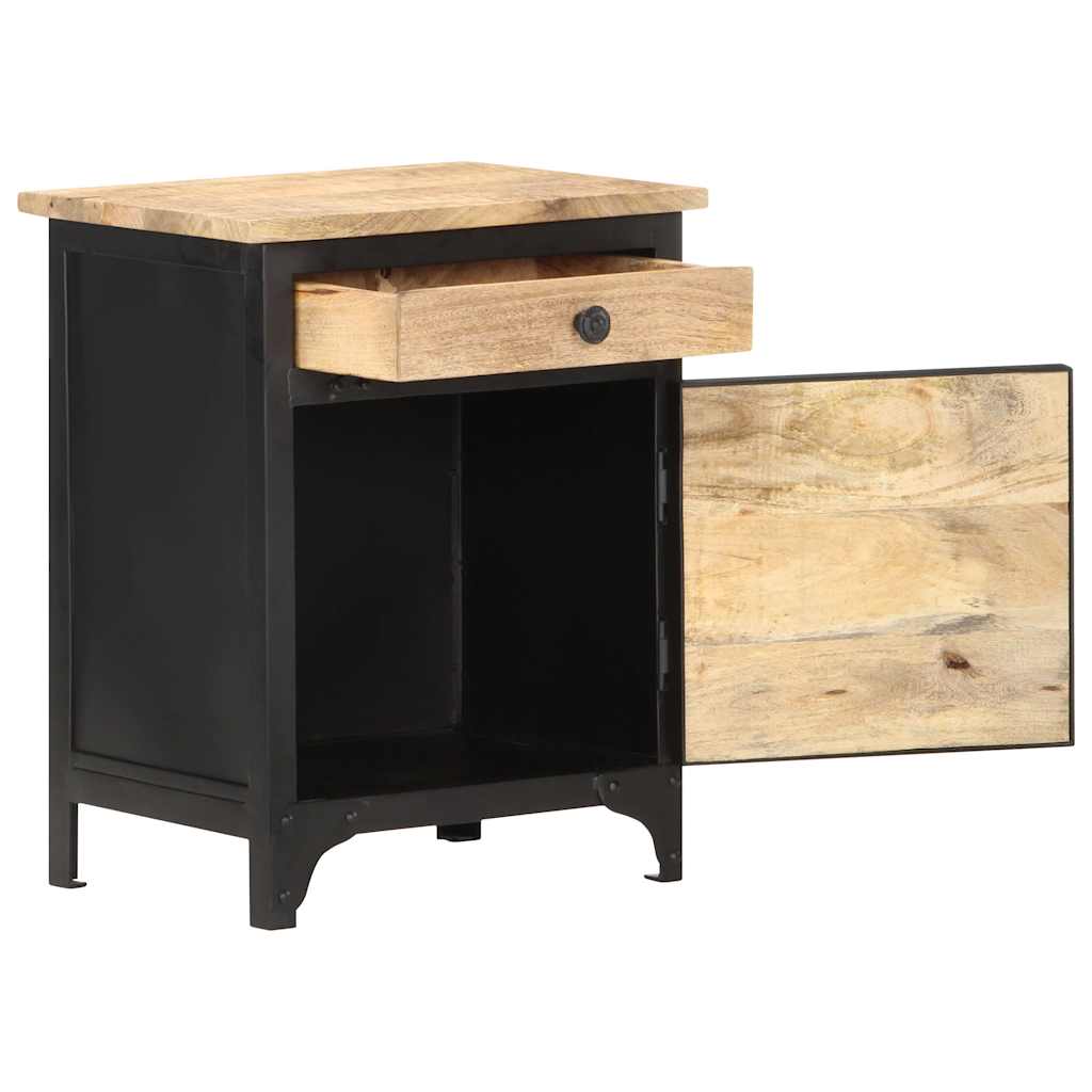 Vidaxl nachtkastje 40x30x50 cm massief mangohout