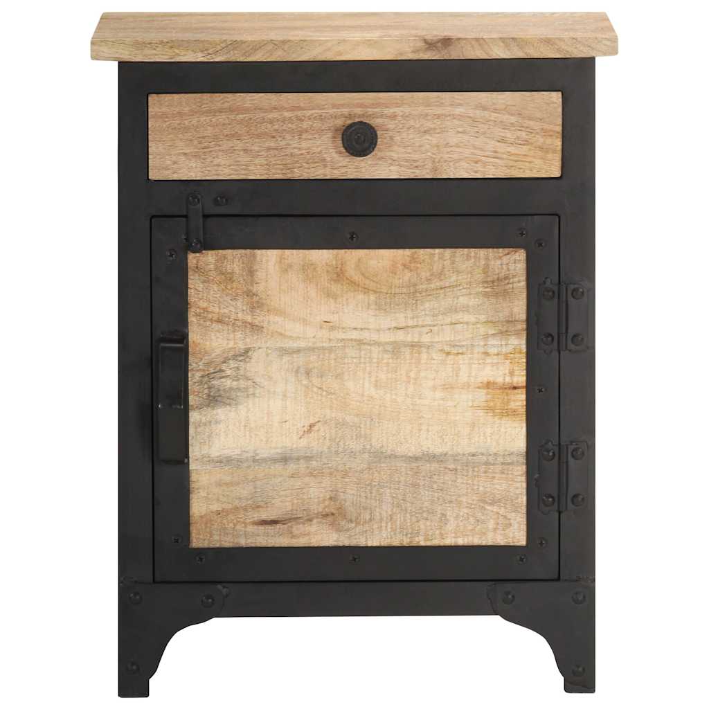 Vidaxl nachtkastje 40x30x50 cm massief mangohout